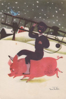Delcampe - Yugoslavia Ljubljana Chimney Sweep Pig Winter New Year 1959 #SCE596 - Joegoslavië