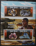 Delcampe - Guinea-Bissau 8217-8220 Postfrisch Als Kleinbogen #WE208 - Guinée-Bissau
