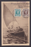 Delcampe - Vintage Postcard, Art, Belgium, Happy Life On A Boat, Cafe Sherry Dijon - Pesca