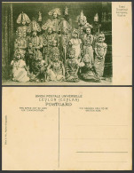 Delcampe - Ceylon Old Postcard Tamil Theatrical Company Stage Costumes Actors And Actresses - Sri Lanka (Ceylon)