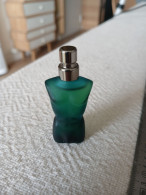 Delcampe - Miniature Parfum J.P Gauthier " Le Male " 3.5ml Sans Boite Verte Plein - Non Classés