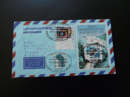 Delcampe - Lettre Par Avion Air Mail Cover Luftpost Hannover -> Zimbabwe 1991 - Covers & Documents