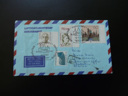 Delcampe - Lettre Par Avion Air Mail Cover Luftpost Hannover -> Rabat Maroc 1991 - Briefe U. Dokumente