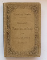 Delcampe - Small Format Book Is In German Burklen"Collection Of Tests In Mathematics" 1899 - Old Books
