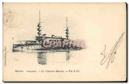 Delcampe - CPA Bateau De Guerre Le Charles Martel - Krieg