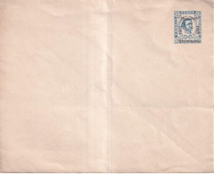 Delcampe - Montenegro 1893 Prince Nicholas I 5Nkr Overprinted Unused Stationery Cover - Montenegro
