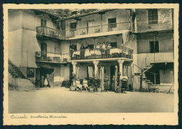 Delcampe - Cuneo Crissolo Trattoria Monviso PIEGHINA FG Cartolina MZ1722 - Cuneo