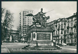 Delcampe - Torino Città Piazza Solferino Foto FG Cartolina MZ2440 - Sonstige & Ohne Zuordnung