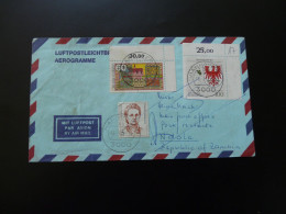 Delcampe - Lettre Par Avion Air Mail Cover Luftpost Hannover -> Ndola Zambia 1991 - Briefe U. Dokumente