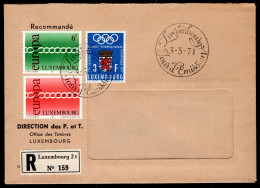 Delcampe - LUXEMBURG Yt. 774/775-777 FDC 1971 - FDC