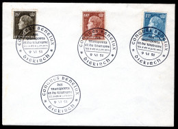 Delcampe - LUXEMBURG Yt. 414-416-419 FDC 1951 - Congres Benelux Diekirch - Covers & Documents