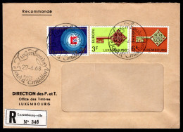 Delcampe - LUXEMBURG Yt. 722-724/725 FDC 1968 - FDC