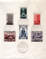 Delcampe - LUXEMBURG Yt. 300/305 FDC 1938 - FDC