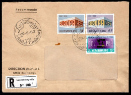 Delcampe - LUXEMBURG Yt. 738/740 FDC 1969 - FDC
