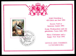 Delcampe - LUXEMBURG Yt. 1209 FDC Caritas 1990 - FDC