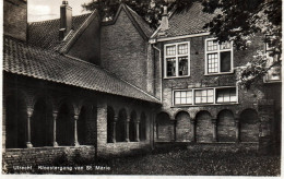 Delcampe - (RECTO / VERSO) UTRECHT EN 1934 - KLOOSTERGANG VAN ST. MARIE - BEAUX TIMBRES ET FLAMME - CPA - Utrecht