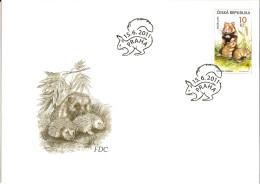 Delcampe - FDC 688 Czech Republic European Hamster, Hedgehog, Squirrel 2011 - Roedores