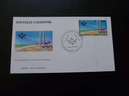 Delcampe - FDC Franc-maçonnerie Freemasonry Nouvelle Caledonie 1994 - Franc-Maçonnerie