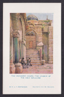 Delcampe - Vintage Postcard Israel Jerusalem Holy Sepulchre Church Stephenson Art - Israel