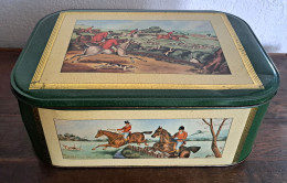 Delcampe - Côte D'Or -Alte Vintage-Blechdose Aus Den 1950 Jahren Mit Jagdszene - Boxes