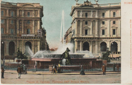 Delcampe - 4-Roma-Lazio-DESTINAZIONE ESTERO X Austria-storia Postale-Fontana Con Animazione-1903 - Orte & Plätze