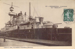 Delcampe - 50 - CHERBOURG - L'Arsenal - " Le Bateau Le ( Henry IV ) " . Editeur: Ratti  1908 - Cherbourg