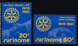 Delcampe - Rotary International, 75th Anniversary - 1980 - MNH - Surinam