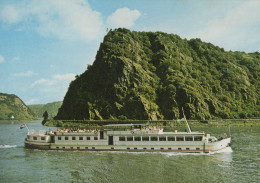 Delcampe - Deutschland St Goarshausen Hotelschiff Tremella Loreley Rhein Unposted #SCF560 - Loreley
