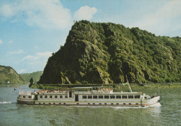 Delcampe - Deutschland Loreley Rhein Hotelschiff Tremella Loreleyfelsen Unposted #SCF549 - Loreley