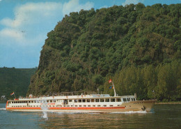 Delcampe - Deutschland Loreley KD MS Amicitia Flusslandschaft Oblitert 1985 #SCF526 - Loreley