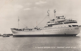 Delcampe - Nederland Makkum Schip Geestland Werf Verlaat Sleepboot Oblitereerd #SCF495 - Makkum