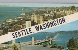 Delcampe - USA Seattle Waterfront Cityscape Lake Bridge #SCF490 - Seattle