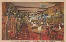 Delcampe - USA New York City Roth S Grill Restaurant Interior Unposted #SCF474 - Broadway