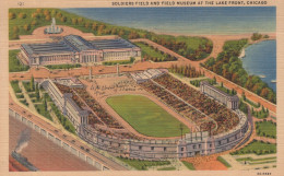 Delcampe - USA Chicago Soldier Field Museum Lakefront Unposted #SCF473 - Chicago
