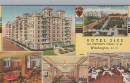 Delcampe - USA Washington D C Hotel 2400 Meridian Park Architecture Unposted #SCF458 - Washington DC