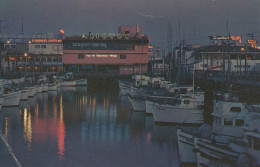 Delcampe - USA San Francisco United States Fisherman S Wharf Night Boats #SCF422 - San Francisco