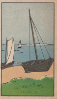 Delcampe - Coastal Scene Two Sailboats One Beached Unposted #SCF391 - Velieri
