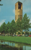Delcampe - Nederland Emmeloord Poldertoren Architectuur Water Bomen Gepost 1962 #SCF305 - Emmeloord