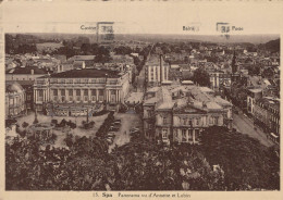 Delcampe - Belgique Spa Wallonie Panorama Urbain Casino Bains Poste 1937 #SCF249 - Spa