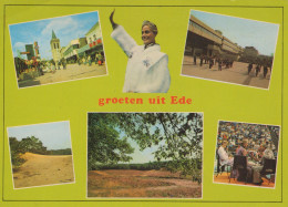 Delcampe - Nederland Ede Collage Stadsgezichten Heide Koningin Evenementen #SCF168 - Ede