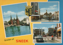 Delcampe - Nederland Sneek Waterpoort Stadsgezichten Architectuur Gepost #SCF162 - Sneek