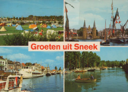 Delcampe - Nederland Sneek Waterpoort Grachten En Recreatie Gefrankeerd #SCF150 - Sneek