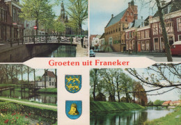 Delcampe - Nederland Franeker Stadsgezichten Grachten Bruggen #SCF143 - Franeker