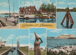 Delcampe - Nederland Staveren Haven Standbeeld En Architectuur Oblitereerd #SCF146 - Stavoren