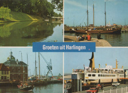 Delcampe - Nederland Harlingen Haven Veerboot Kanalen Architectuur Oblitereerd #SCF129 - Harlingen