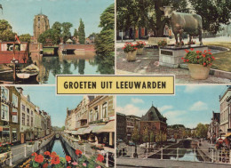 Delcampe - Nederland Leeuwarden Friesland Grachten Oldenhove Fries Rundvee Gepost #SCF130 - Leeuwarden