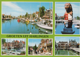 Delcampe - Nederland Harlingen Havenzicht Grachten Gebouwen Unposted #SCF140 - Harlingen