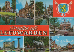 Delcampe - Nederland Leeuwarden Meerdere Stadsgezichten Architectuur Kanalen #SCF127 - Leeuwarden