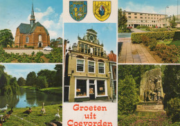 Delcampe - Nederland Coevorden Stadsgezichten Kerk Historisch Huis Monument #SCF095 - Coevorden