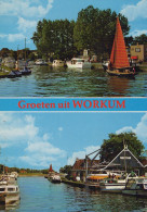 Delcampe - Nederland Workum Haven Grachten Boten Architectuur Gepost #SCF970 - Workum
